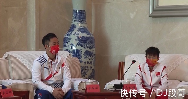 领导|领导接见全红婵,发言一气呵成显老成,教练:她比之前更加成熟