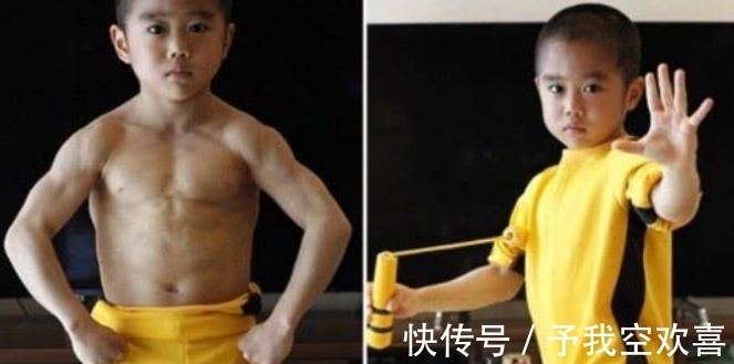 李小龙|他是最强壮的日本男孩，3岁模仿李小龙走红，10年过去练成怎么样