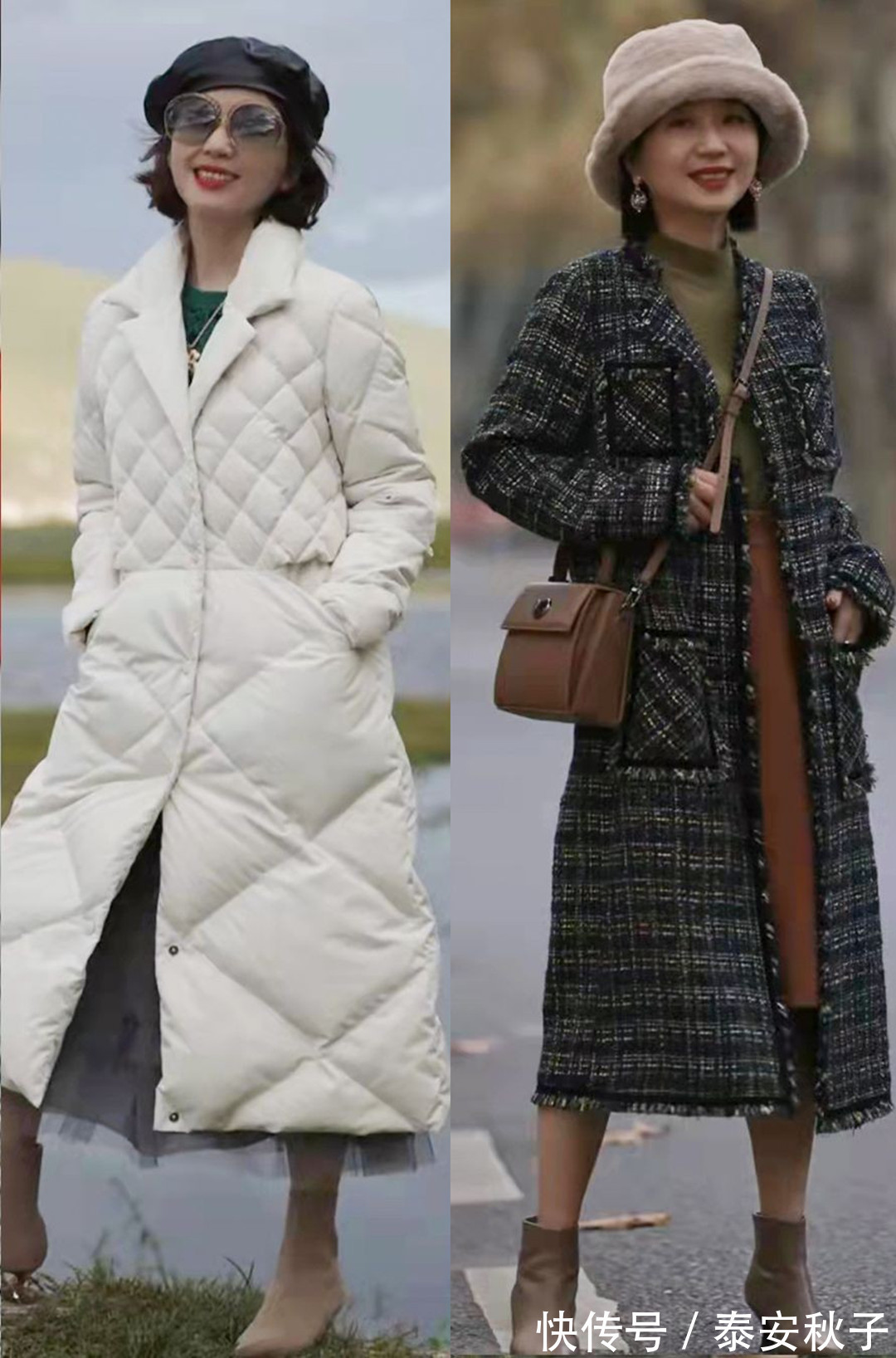羽绒服|50岁的女人少穿“奶奶装”!学中年“大妈”这样搭:时髦又显高级