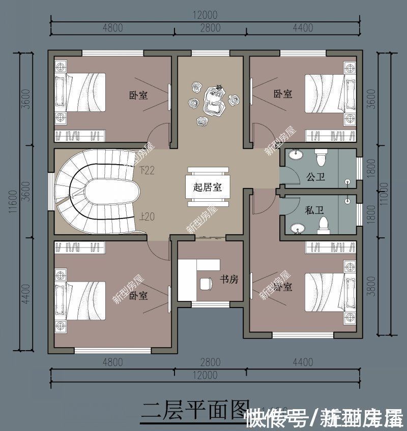 建筑面积|2021年回农村盖房，为什么一家三口，要留八九个卧室？