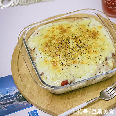 #安佳佳倍容易圣诞季# 芝士海鲜焗通心粉