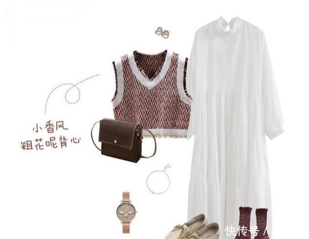 讲究的女人真会穿,用''马甲''混搭叠穿,拯救春天换季乱穿衣的尴尬