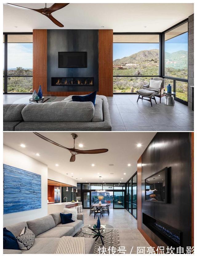 私人别墅|外国佬自建私人别墅，大量混凝土砖设计，谁说别墅就得花几百万