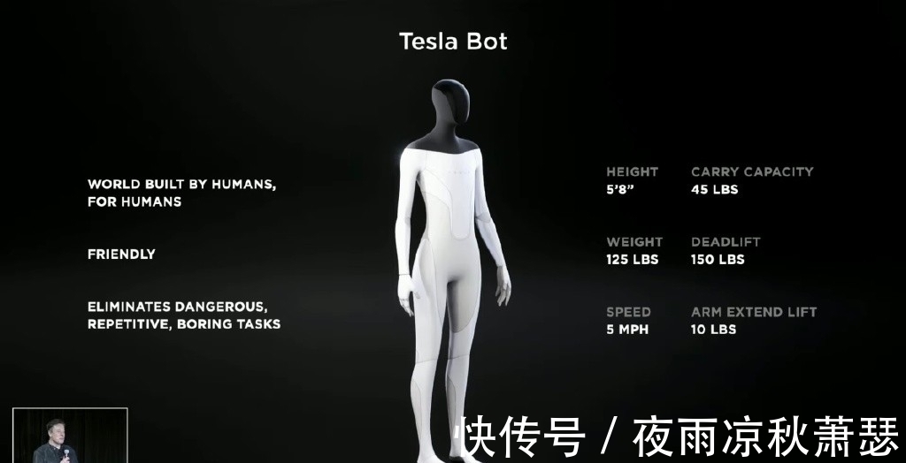 机器人|特斯拉发布Tesla Bot人型机器人 明年推出原型机