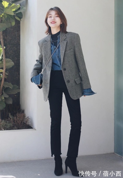 下半身|时髦的小个子女生今年都穿尖头鞋,精致大方还耐看,瞬间显高10cm