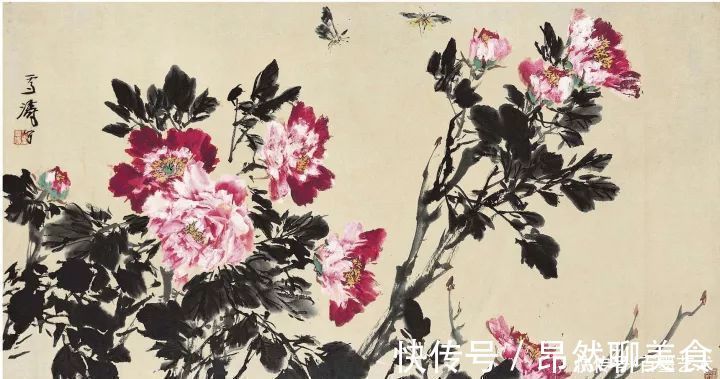 小写意@唯有牡丹真国色!小写意牡丹画150幅,美醉了
