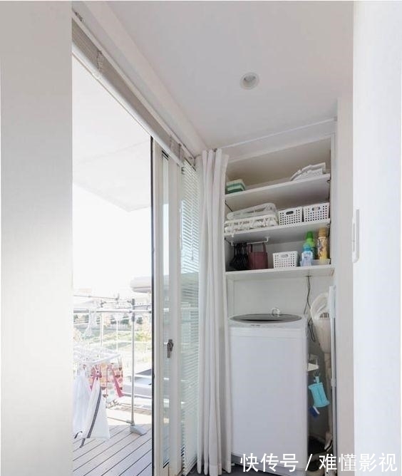 洗衣房|我发现日韩家庭,用了这6个“讨巧”设计,不用1㎡也能做个洗衣房