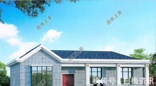 农村|5款四开间一层自建房,不大不小,要的就是住着舒服