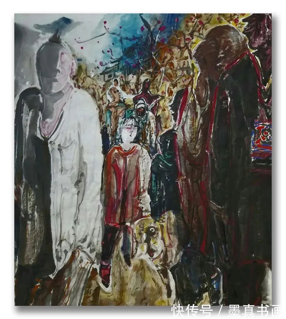 局部|《大美为真》中国当代书画名家学术邀请展—富中奇（局部）