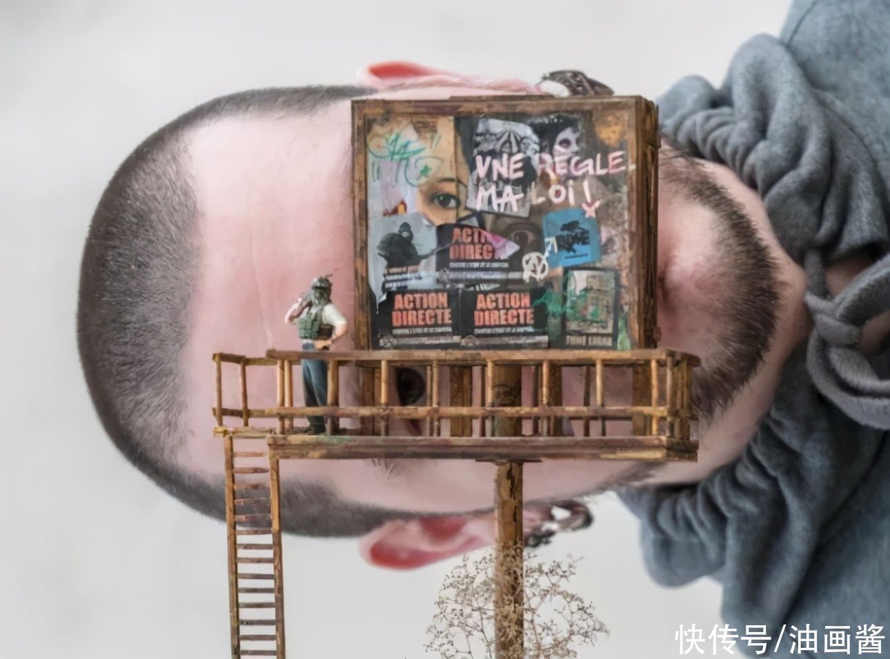 微型艺术家历时4年,打造了一个破败的世界,精致程度让人叹服