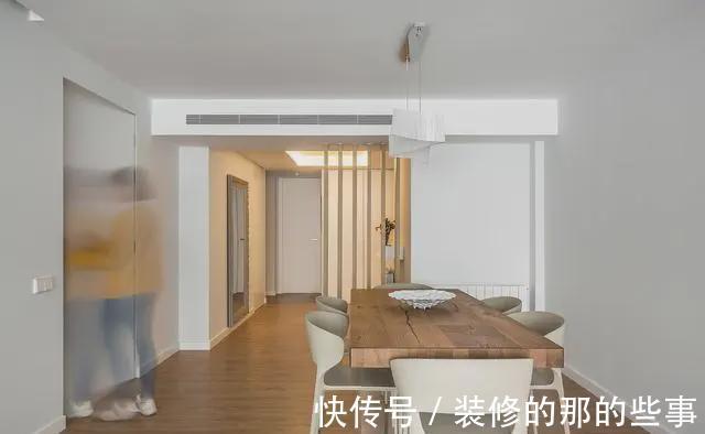 客餐厅|152㎡装修有舍有得，客餐厅不打柜子，看起来空无一物，反而敞亮