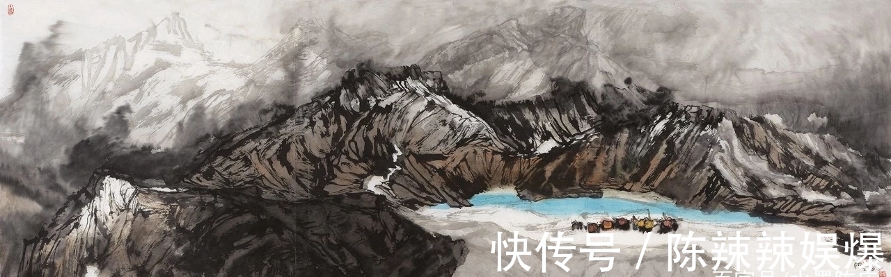 水墨山水画&女画家中的佼佼者|韩一水墨山水画