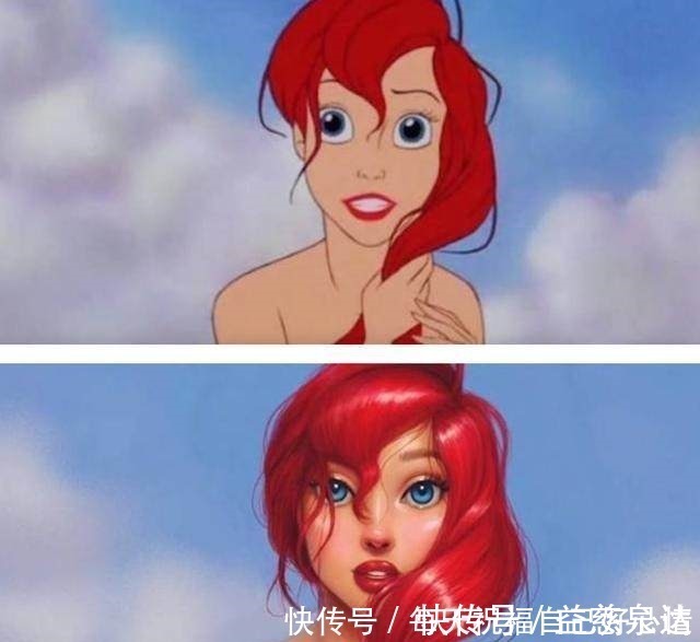 花木兰&当迪士尼公主们变成油画画风,白雪公主变大妈,贝儿美爆了!