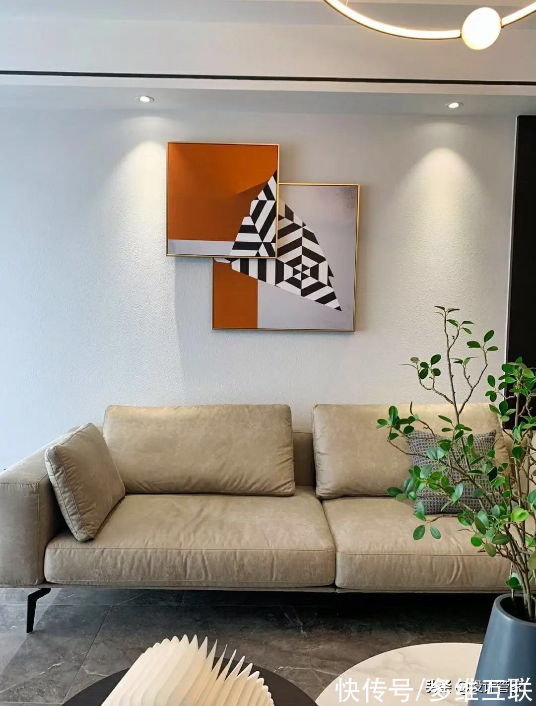 背景墙|110㎡现代简约完工实景,开放式的格局,这才是年轻人喜欢的风格