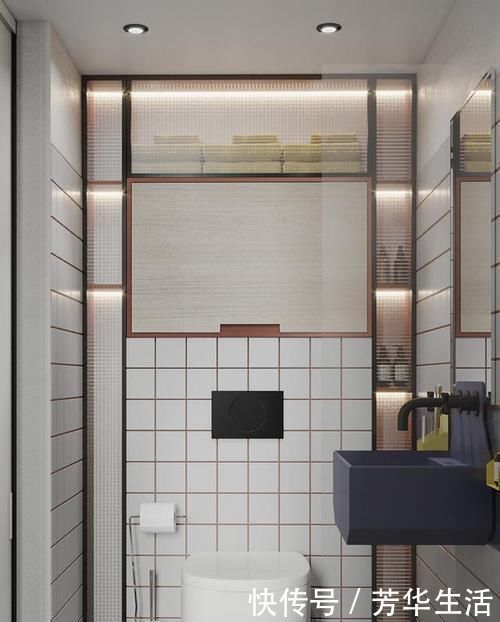 清洁|卫生间收纳别再做壁龛了,砌堵矮墙强太多,能收纳还方便清洁