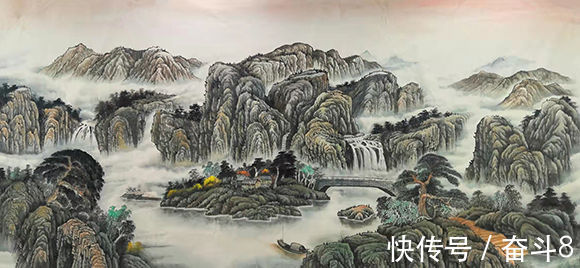 书画艺术#百年巨匠·传世名家——画家王友民作品赏析