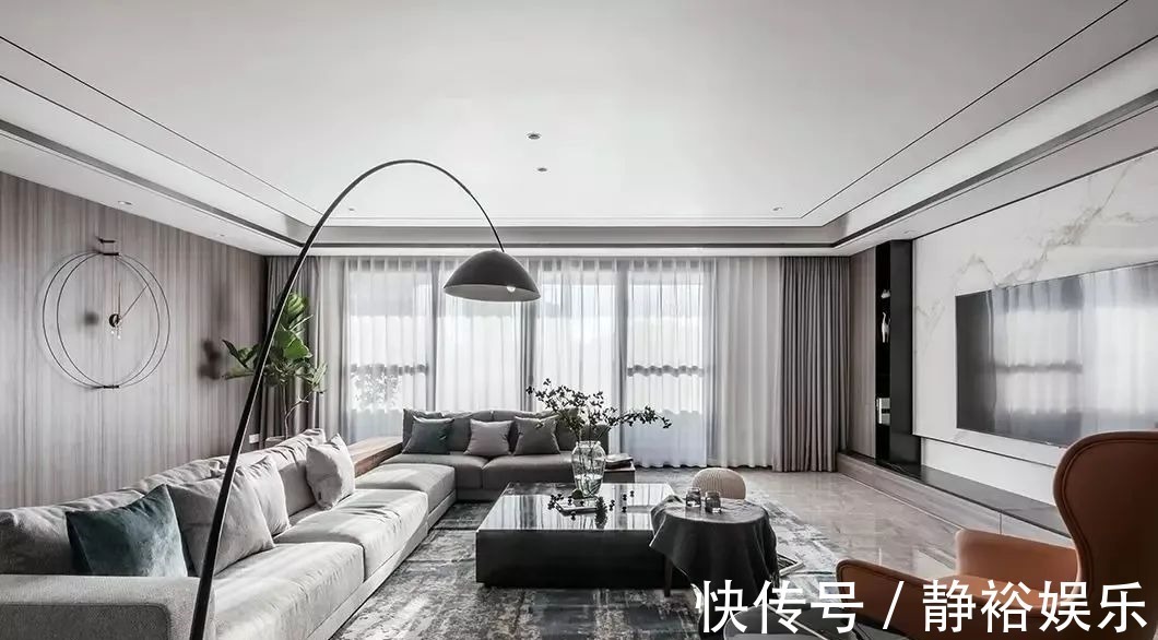 简约|262㎡现代简约大平层,简洁纯粹的空间,生活从容自然