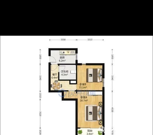 主卧|爆改50平米小户型,两居变三居,每一寸空间都利用到极致,厉害