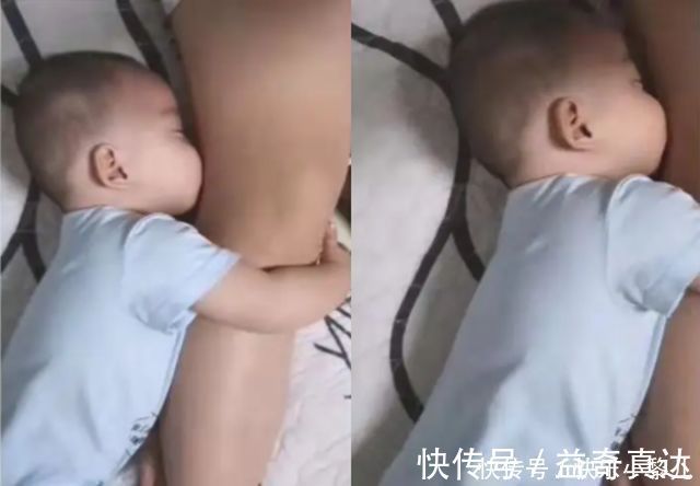 安抚物|宝宝睡觉时喜欢“抱大腿”,宝妈累到腿抽筋,是娃有了坏习惯吗?