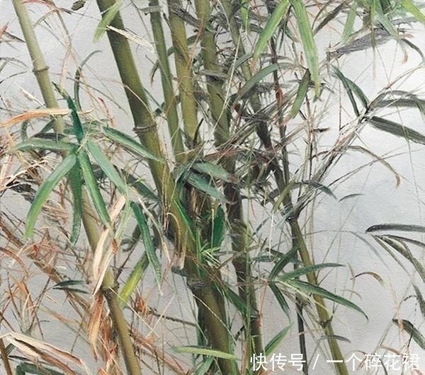 竹子|冷军 用油画来画竹, 我是第一人! 作品价格超越郑板桥！