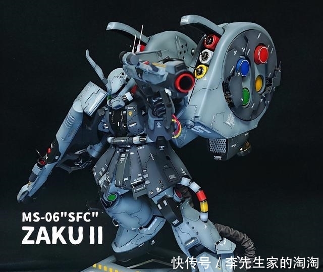 模友|机动战士高达,手柄背包扎古模型改造