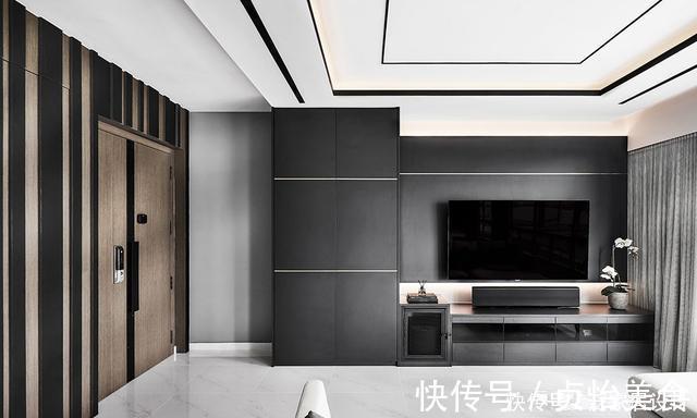 配色|黑白灰配色简约,106㎡有了大宅效果,花钱装得豪华不如装得高级