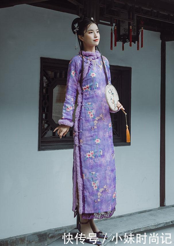 旗袍棉服|嫌羽绒服太臃肿? 今冬试试这3件“复古”棉服, 温暖显瘦还提气质
