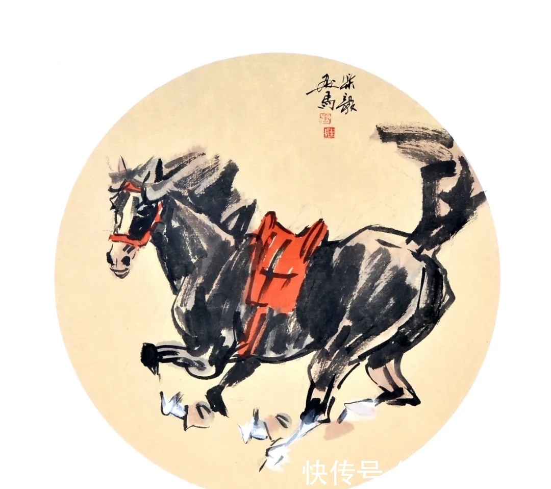 人观|他笔下的骏马,作品不落俗套,让人观之如闻其声