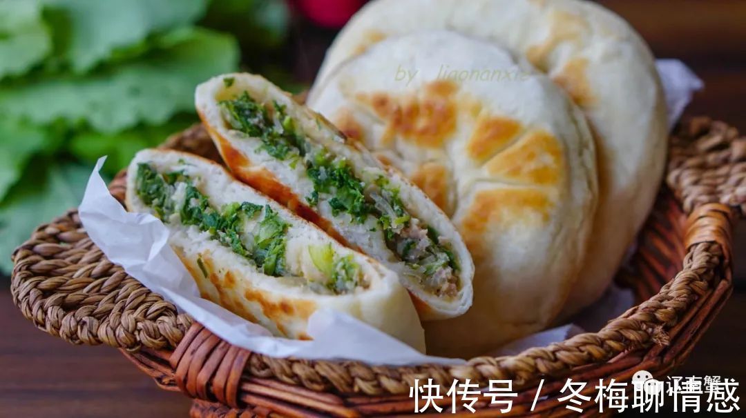 小白菜|女儿最爱的早餐饼,简单易学营养美味,好吃停不下来