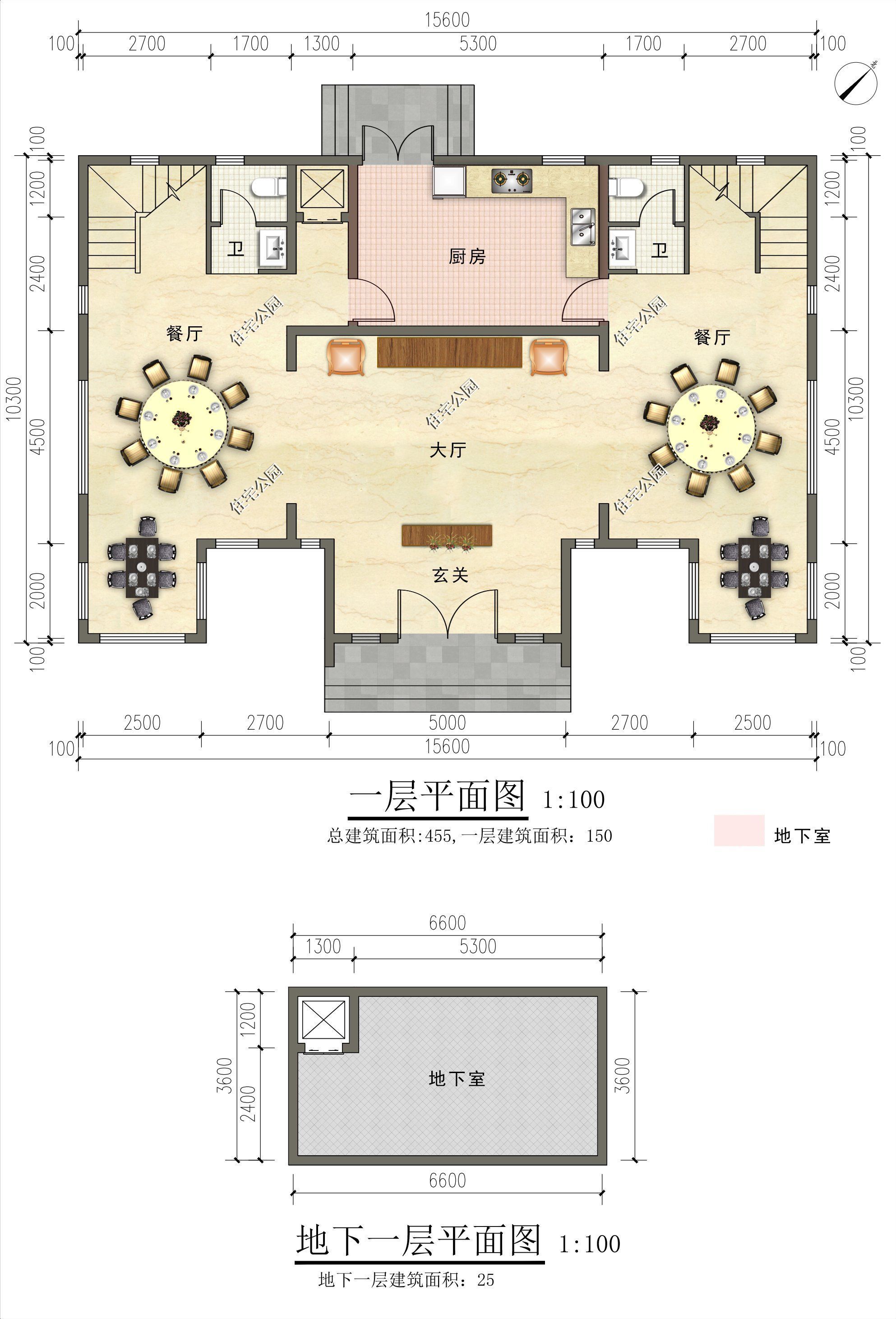 茶室|15×10米徽派别墅，室内电梯、活动空间一应俱全，舒适生活好惬意