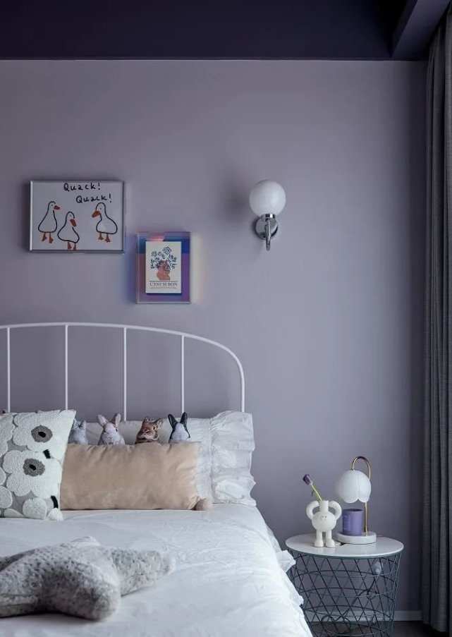 三居|110㎡温柔三居,微水泥与米黄茶粉的碰撞