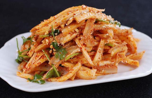 凉拌腐竹|美食推荐凉拌牛肚、凉拌腐竹、荷兰豆炒虾仁、干炸肉丸子的做法