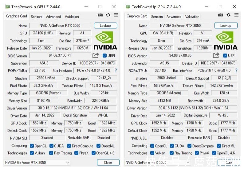 华硕RTX3050|ITX，才是3050正确方式、华硕RTX3050显卡（Dual&Phoenix）