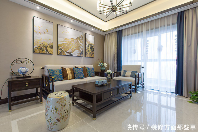 中式|在136平新中式温馨恬静的舒适环境，体味属于自己的静谧时光