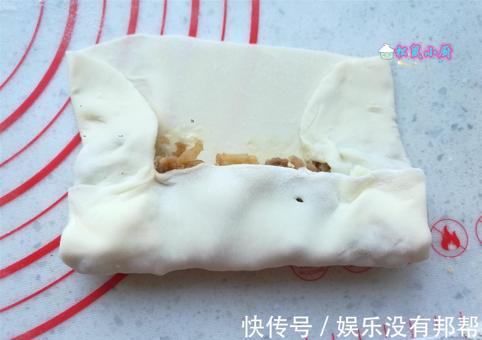 褡裢馅饼|入秋后,看到这菜必买,6毛钱一斤鲜美多汁,烙馅饼太香了!