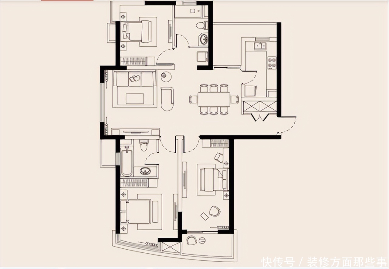 三居室|150平古典风三居室,品味那清欢与平淡