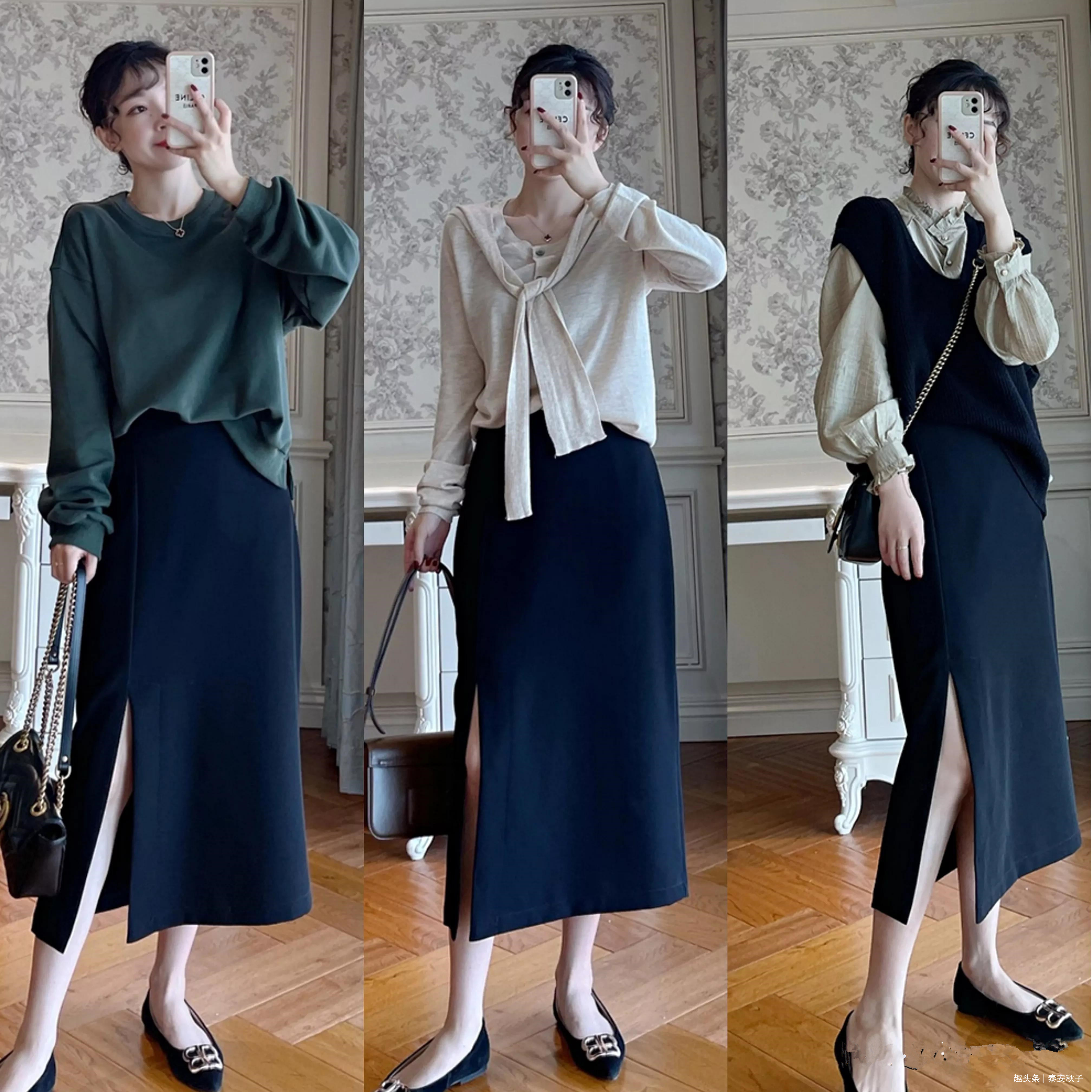 百褶裙 羊毛衫+牛仔裤早已过时!今年流行这种“优雅穿法”又美又高级