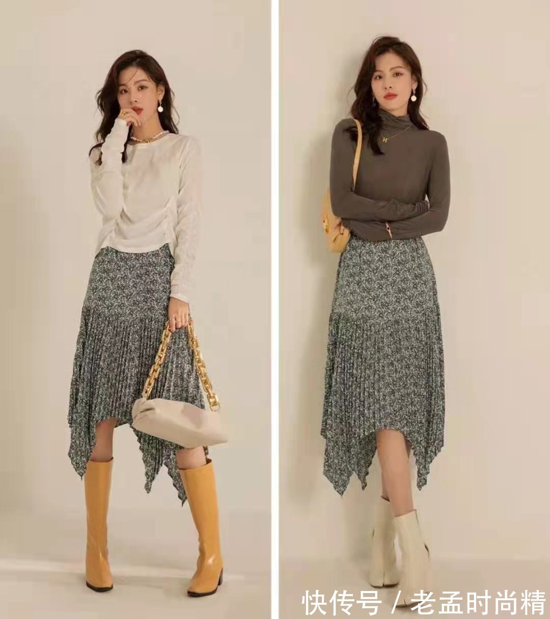 毛衣|天气转凉,离不了“针织衫”内搭、外搭都好看