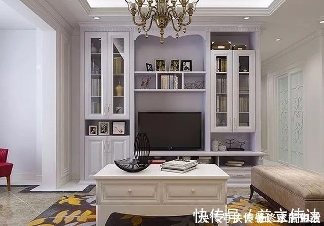 主卧|晒我家95平简欧风格,全屋柜子贼漂亮,特别是电视墙太实用