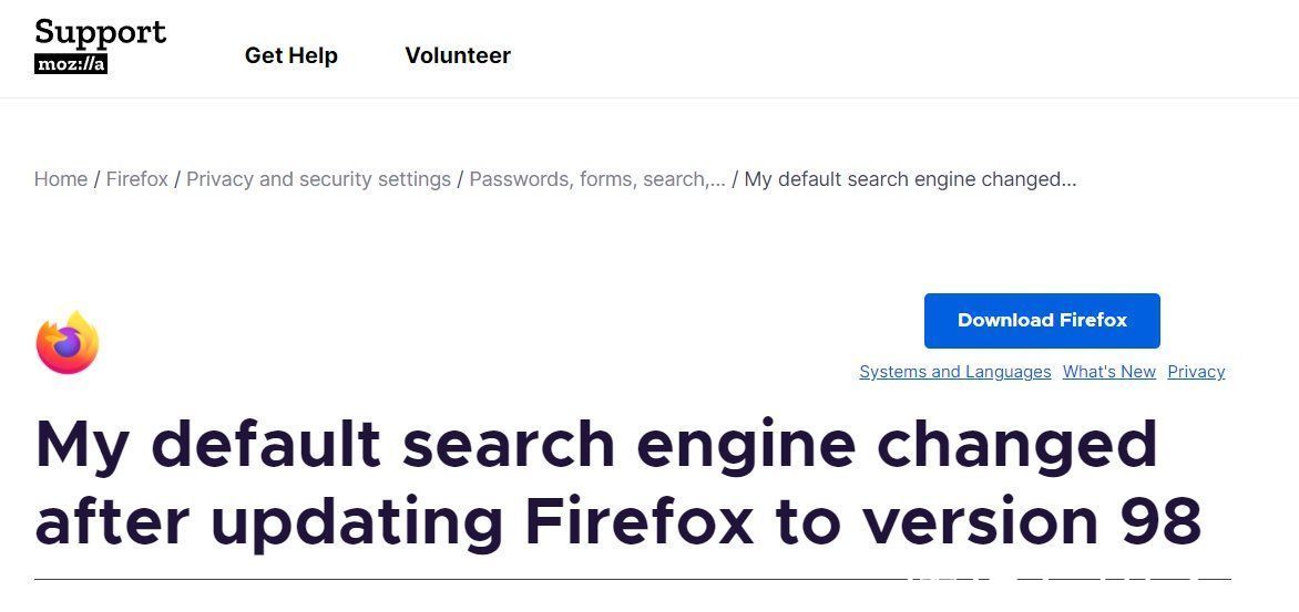 Firefox|协议没谈拢，Firefox 火狐浏览器将更换内置搜索引擎