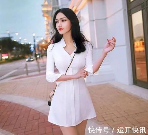 风味|别有一番风味的衬衫裙，演绎“裤子消失”效果