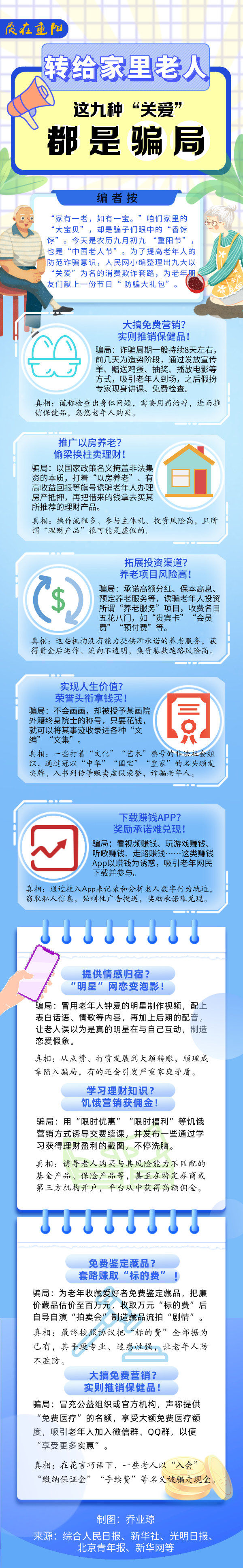 老人|爱在重阳:转给家里老人,这九种“关爱”都是骗局
