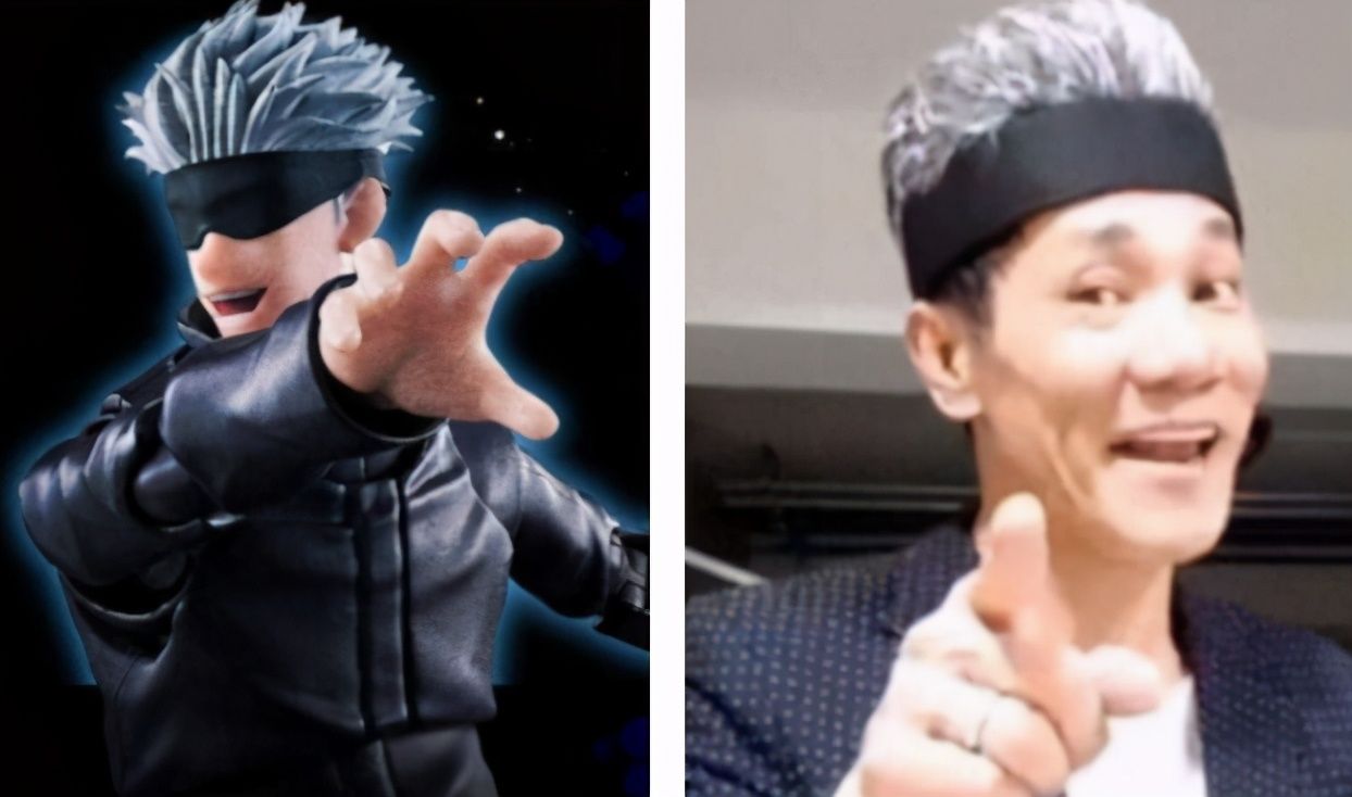 王雷|战术回廊的五条悟撞脸王雷，网友吐槽：还说林北像卡卡西？