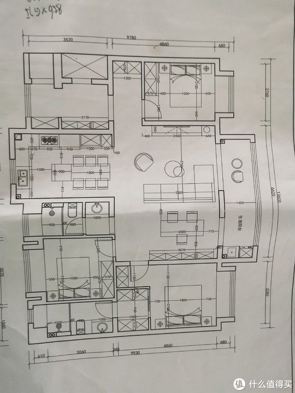 空间感|140平也能拥有大横厅！打通阳台和厨房，超大空间感，装出大宅范