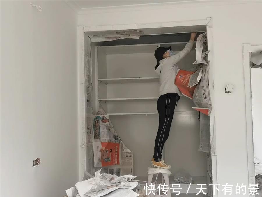 刷墙|一位29岁姑娘，瞒着父母买一套“老破小”自己装修，网友：佩服她