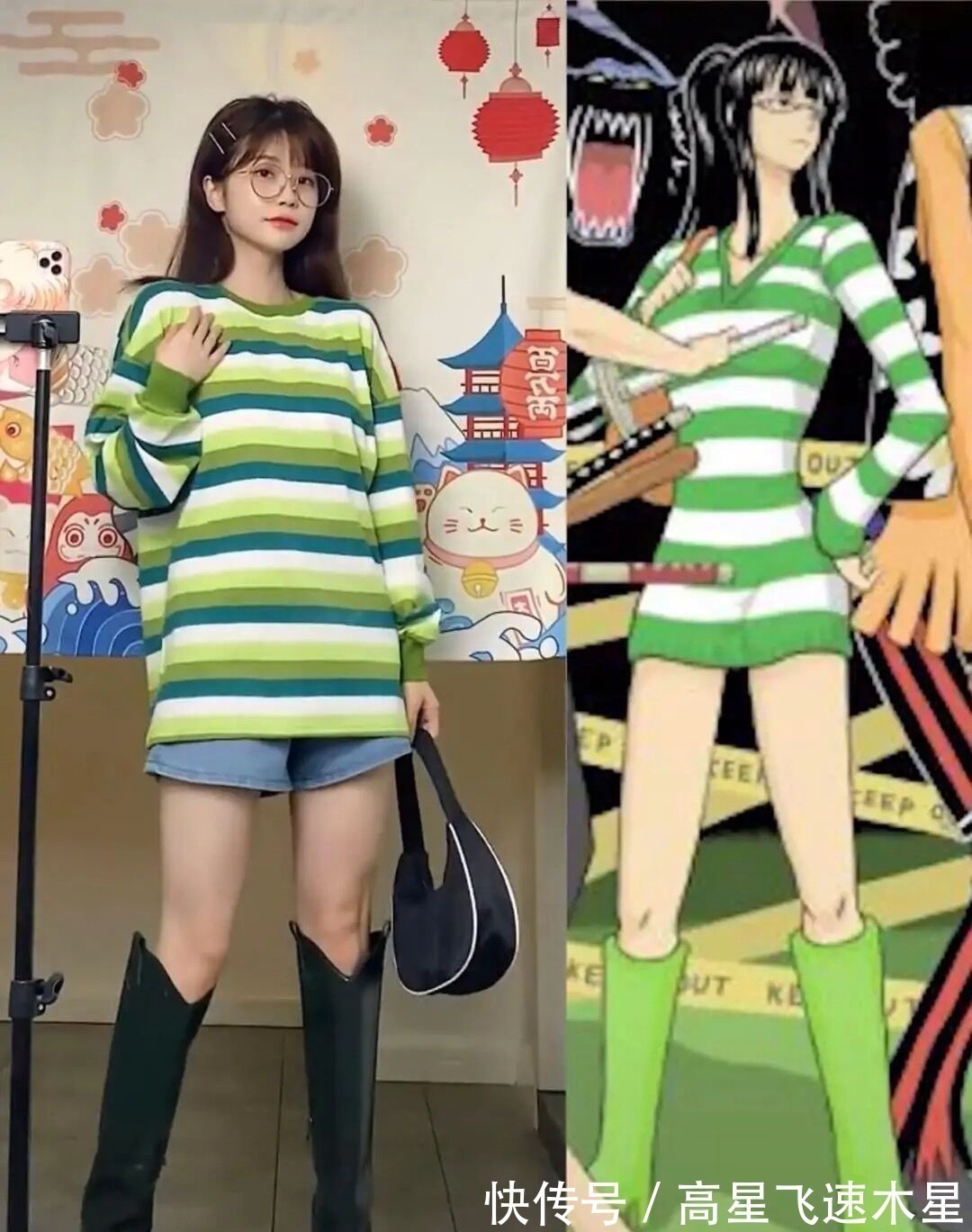 角色|小姐姐神级cos海贼女神,身材完美无缺,花样多变是宅男最爱