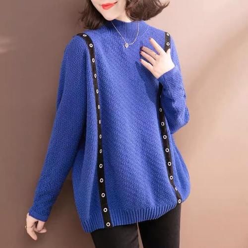 内搭别乱穿，这“文艺风毛衣”就很不错，配马甲外套贼慵懒