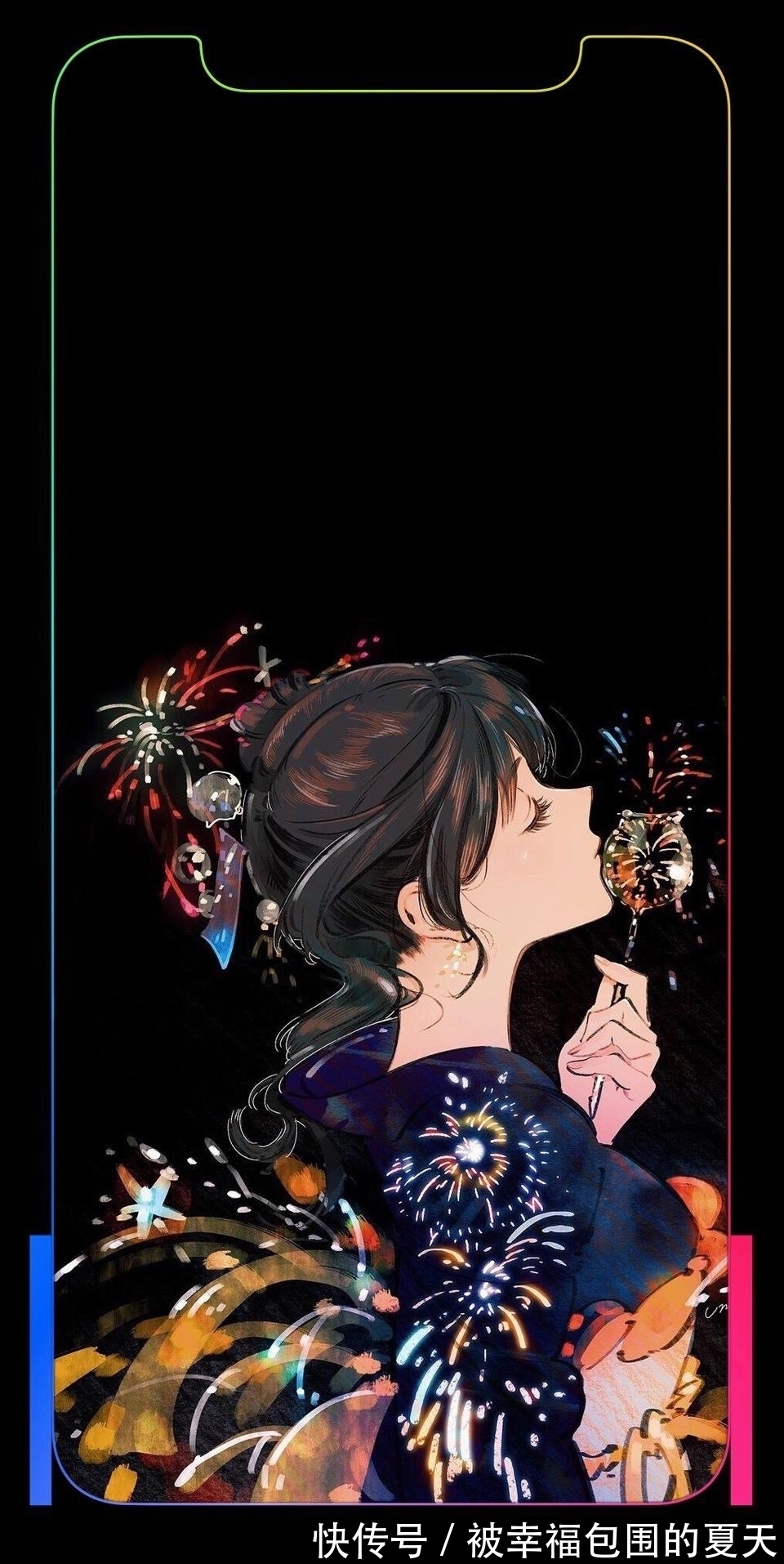 刘海|遮住你的刘海屏, 自带刘海小壁纸送上