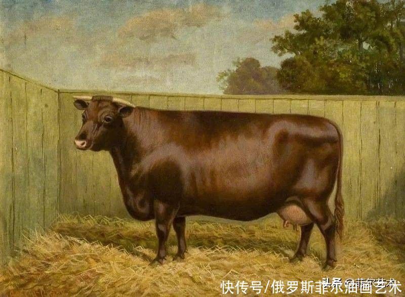 母牛|牛年大吉，西方人油画里牛为啥是长方形？