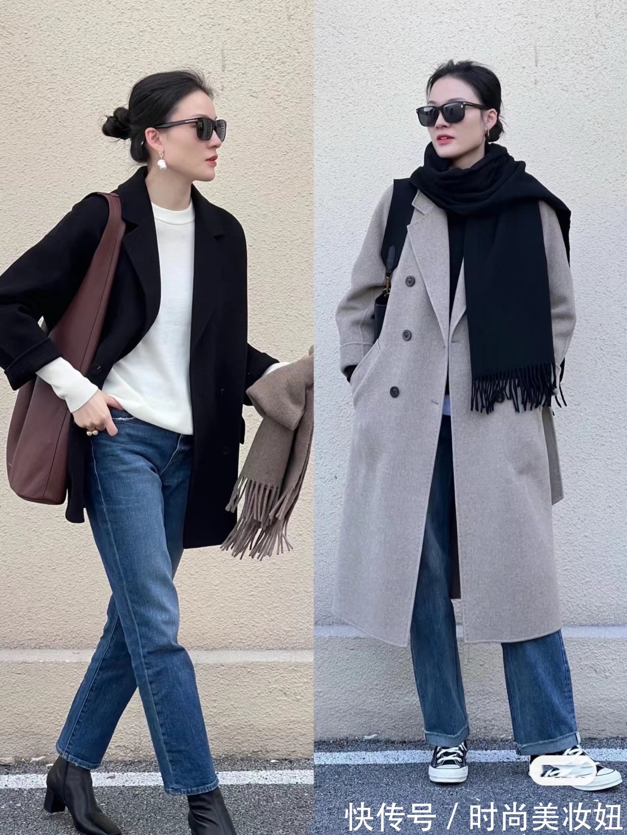 和谐感 上了40岁的女人穿衣尽量别太花哨,18套简约高级穿搭,照穿就行了